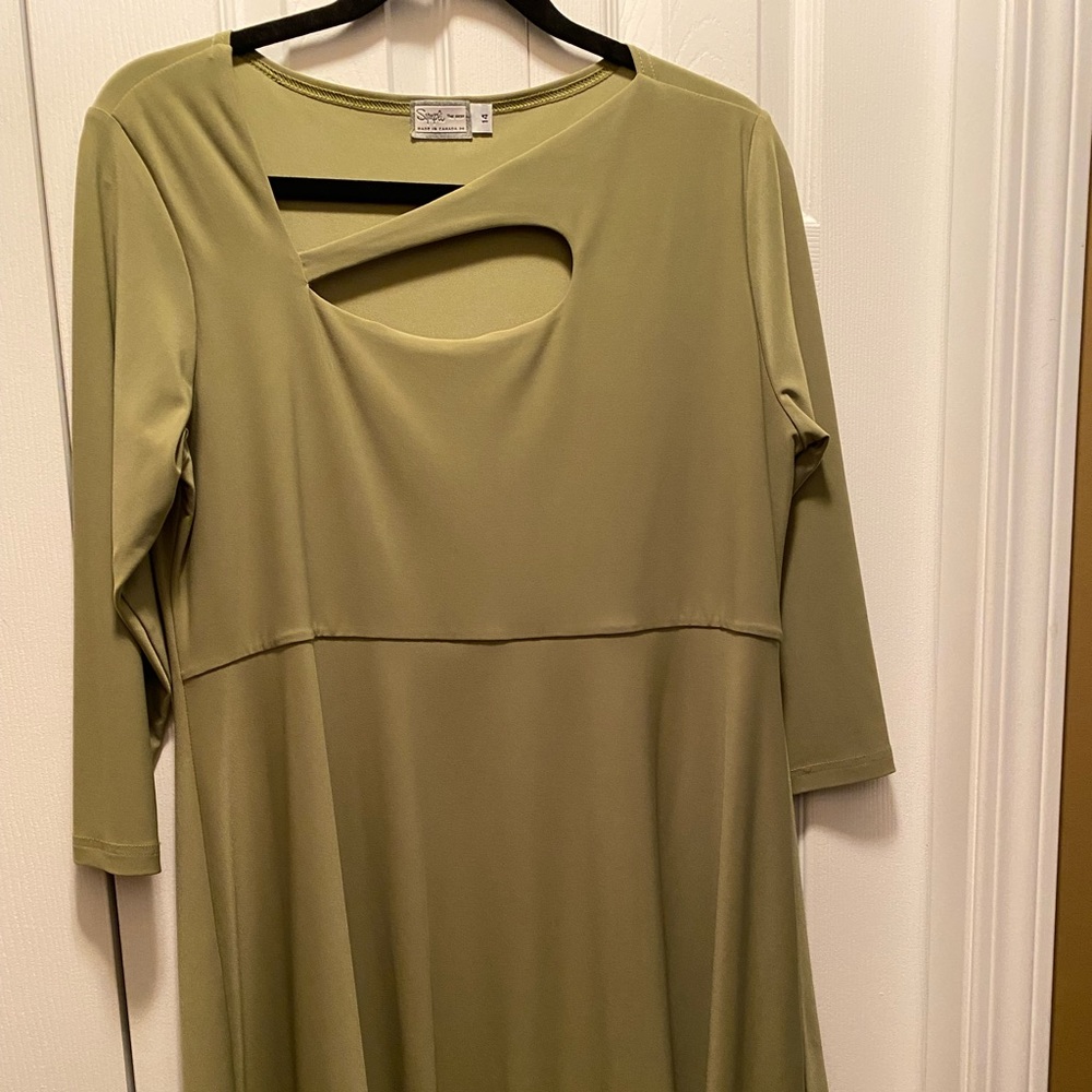 Sympli tunic top, lovely pistachio colour